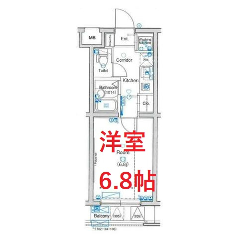 【間取り】 | 仲池上アートレジデンス