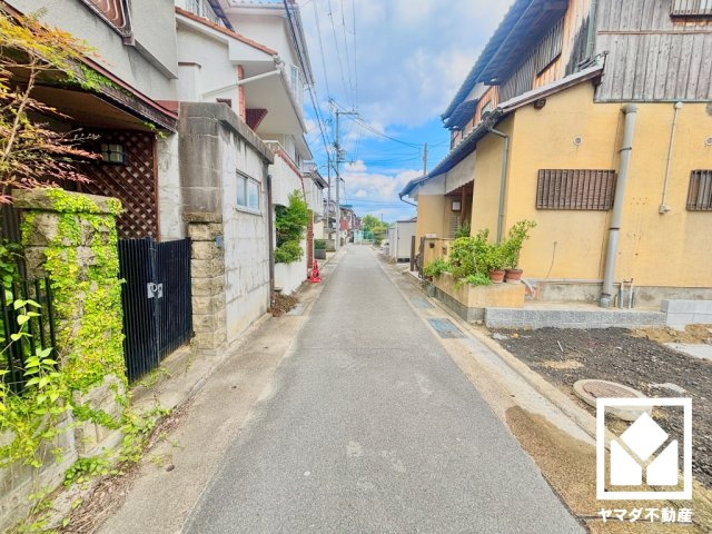 八幡市八幡長田　01期の前面道路含む現地写真|7月19日　現地写真更新