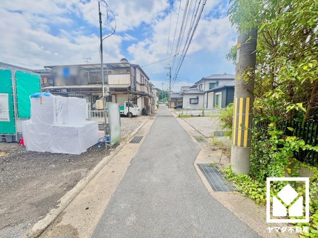 八幡市八幡長田　01期の前面道路含む現地写真|7月19日　現地写真更新