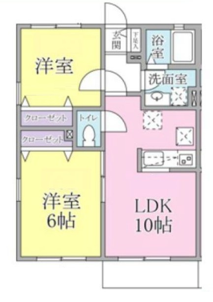 青梅市吹上のアパート