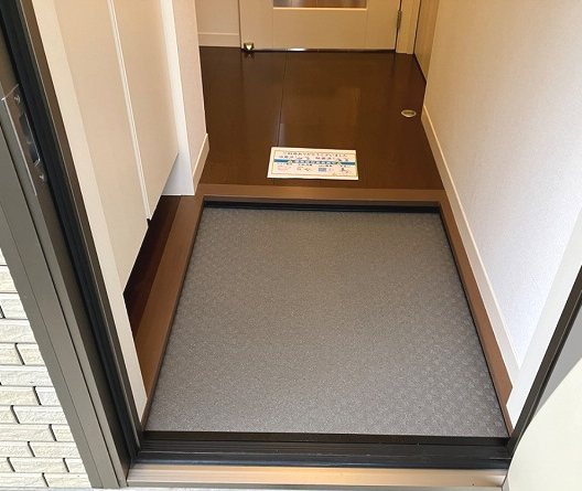 ハイムしょうぶ園の玄関