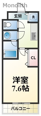フジパレス札場の間取り