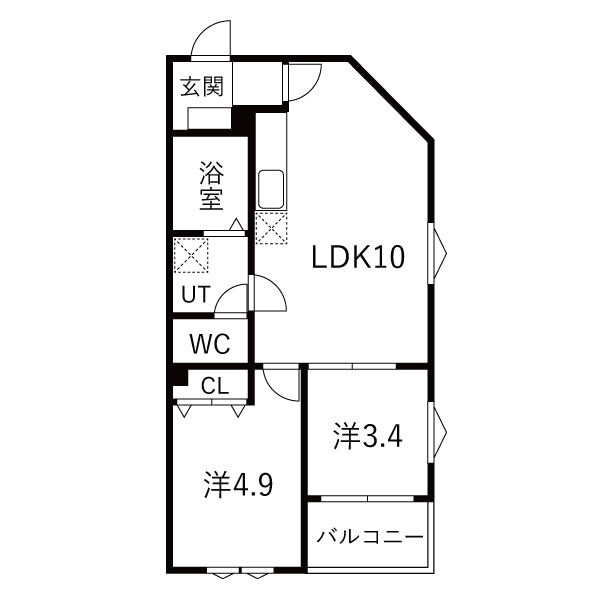 DEVELD中郷Ⅱの間取り