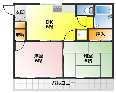ホープガーデンの間取り