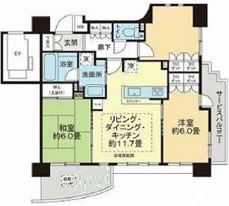 【間取り】 | ライフアップ船堀 | 間取りです。