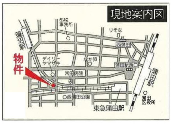 スタイリオ蒲田の地図