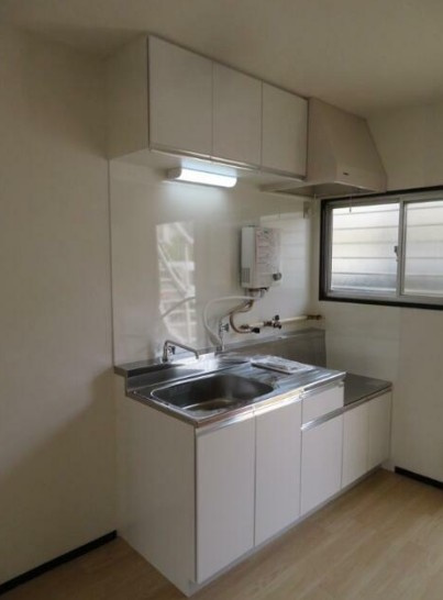 柏市豊四季のアパートのキッチン|※別部屋参考写真