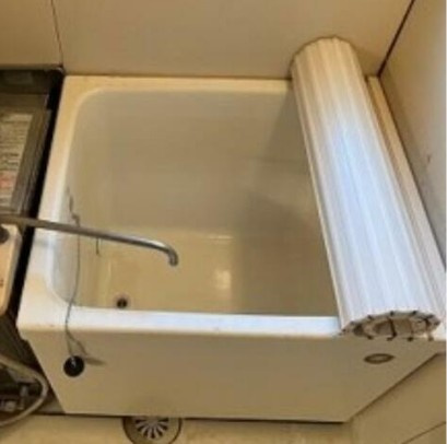 柏市豊四季のアパートの浴室|※別部屋参考写真
