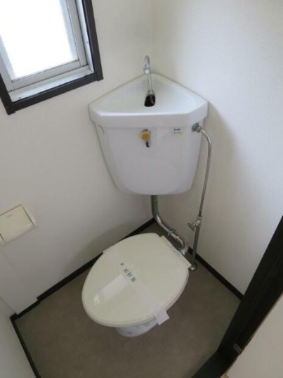 柏市豊四季のアパートのトイレ|※別部屋参考写真
