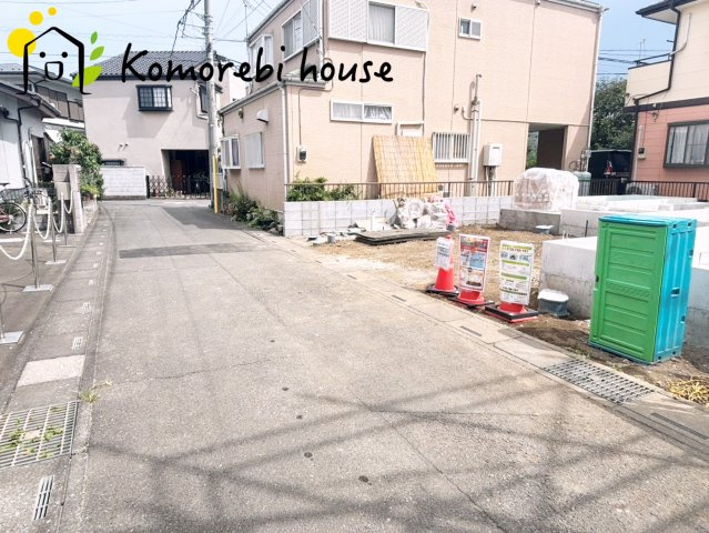 上尾市東町　6期　新築一戸建て　KEIAI GRACE　02の前面道路含む現地写真|7/26撮影