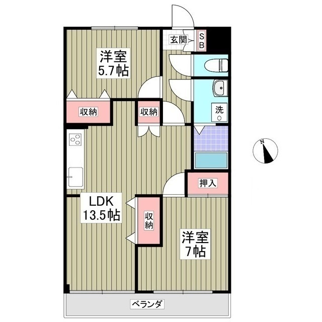 メゾンドワールドⅡの間取り