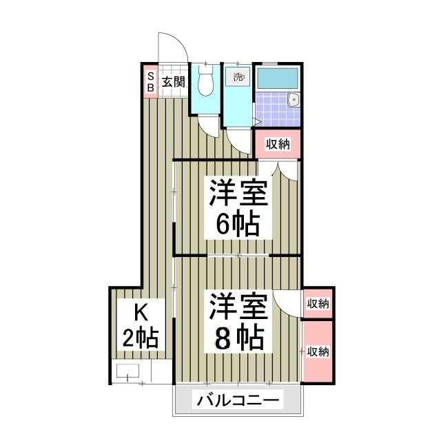 谷口コーポの間取り