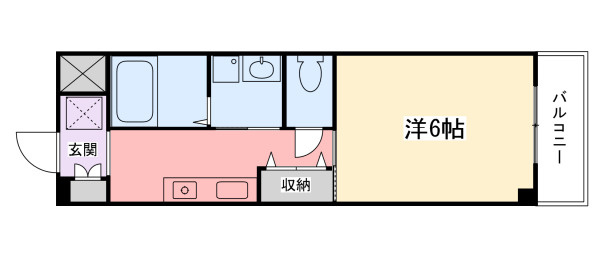インタービレッジ城北二番館の間取り