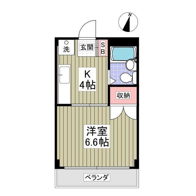 クーノス北坂戸の間取り