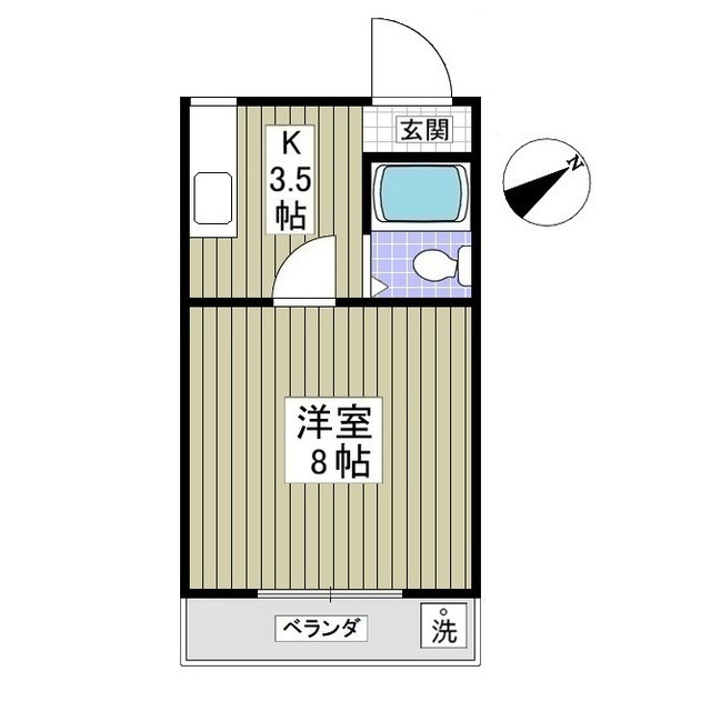 シャトル細田の間取り