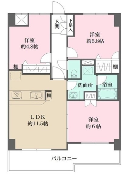 コート・イシハラの間取り