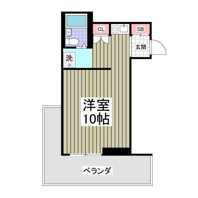 サルーテ熊谷の間取り