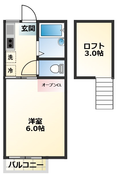 アイランドハウスの間取り