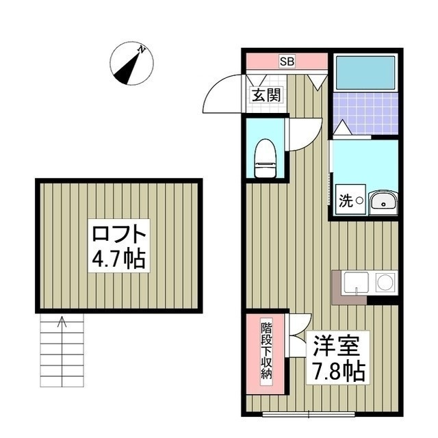 壱番館の間取り