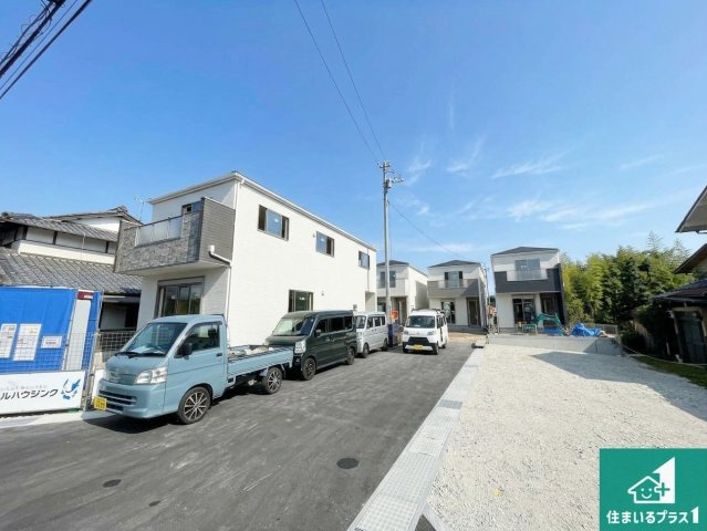亀岡市古世町　第4期　新築一戸建ての外観|現在の進捗状況です！順調に作業進行中、完成が待ち遠しいです！詳細の間取り等、お気軽にお問い合わせください！