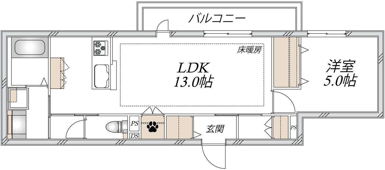 仮）山王3丁目メゾン(36)の間取り