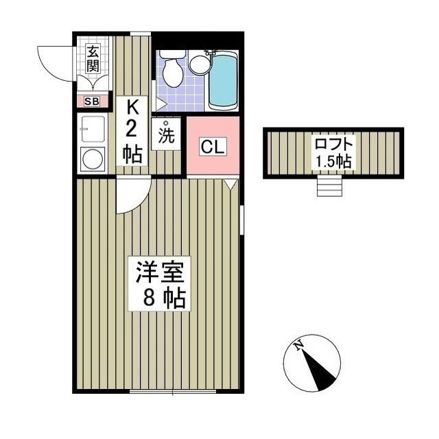 ニッショウハウスⅢの間取り