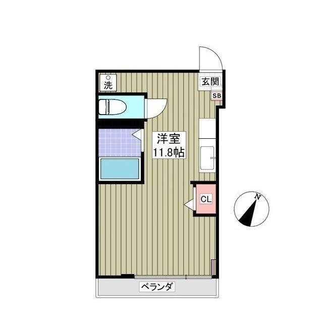 フェリオ毛呂山の間取り