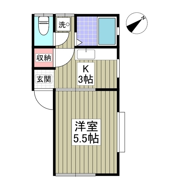 リブレス熊谷伊勢の間取り