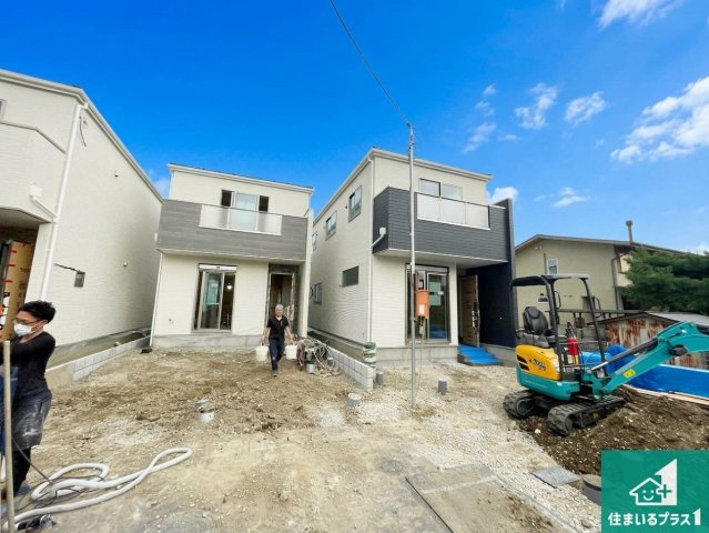 亀岡市古世町　第4期　新築一戸建ての外観|現在の進捗状況です！順調に作業進行中、完成が待ち遠しいです！詳細の間取り等、お気軽にお問い合わせください！