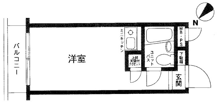 新子安センチュリー21の間取り