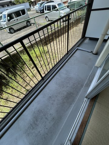 琴浦マンションのバルコニー