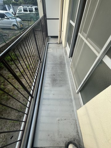 琴浦マンションのバルコニー
