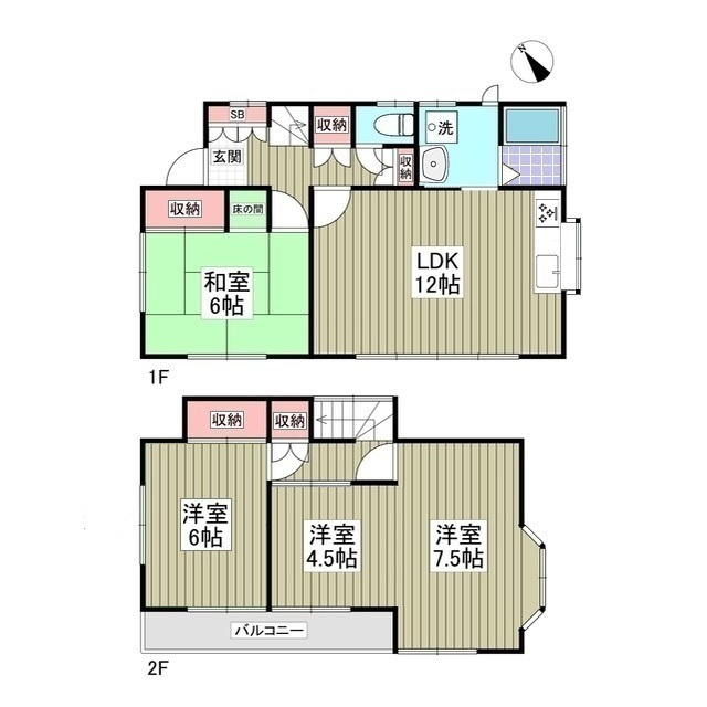 リブレス外川戸建の間取り