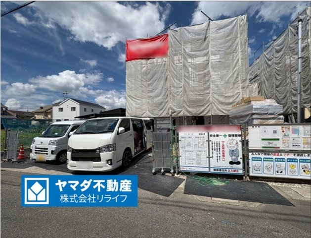 タマタウン　岐阜市南鶉1丁目(鶉小)　全4区画分譲の外観|「現地（2026年7月16日）撮影」　
■外観写真　
■ヤマダ不動産　株式会社リライフ　