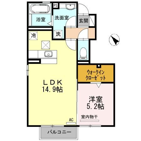 フォレスト　Aの間取り