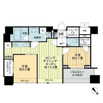 グランスイート麻布台ヒルトップタワーの間取り