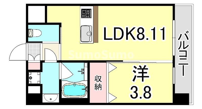 エスタート御幣島の間取り