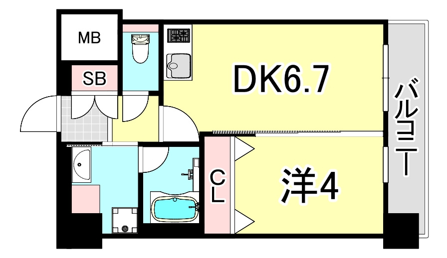 エスタート御幣島の間取り