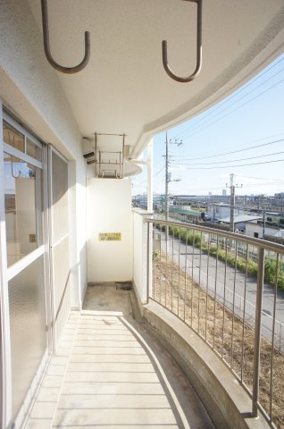 須藤本郷マンションのバルコニー