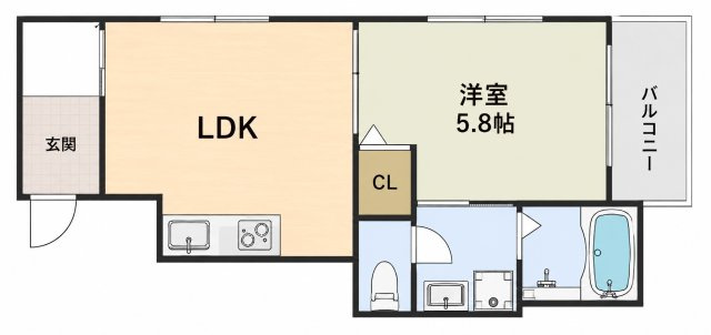 ロワール北大手の間取り