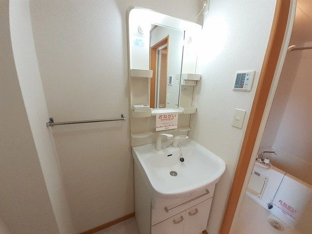 プロムナードひばりの独立洗面台