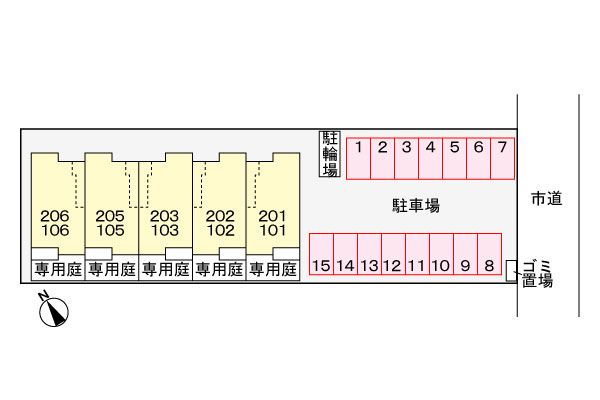 エンポリウム寿々木　　刈谷市近郊の賃貸ならクラスホーム刈谷店の駐車場