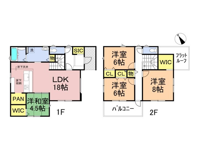 タマタウン　岐阜市南鶉1丁目(鶉小)　全4区画分譲の間取り|■4号棟　■ヤマダ不動産　株式会社リライフ　
■夢のマイホーム購入をフルサポートします！