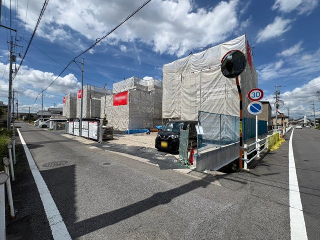 タマタウン　岐阜市南鶉1丁目(鶉小)　全4区画分譲の外観|「現地（2026年7月16日）撮影」　
■全体写真　
■ヤマダ不動産　株式会社リライフ　