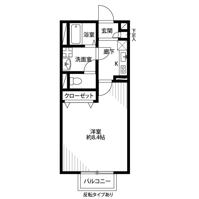 アムール Amicalの間取り