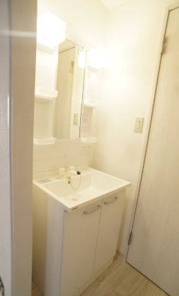 白岩ビルの洗面所