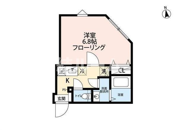 練馬区旭町３丁目のアパートの間取り