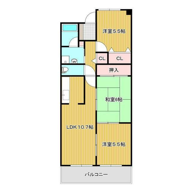 クリスタルハーモニーの間取り
