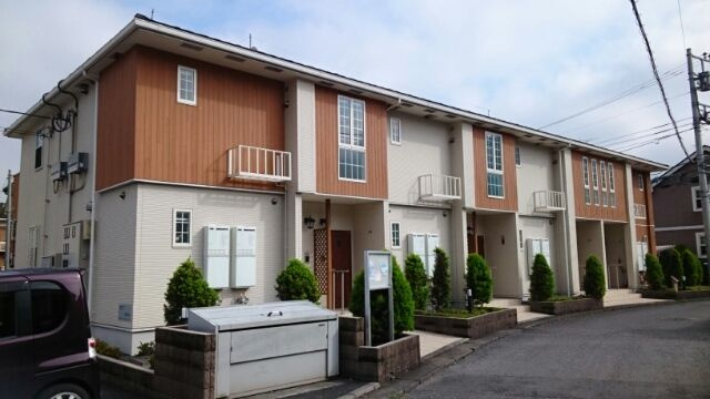 青梅市梅郷６丁目のアパートの外観