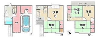 【間取り】 | 右京区嵯峨野西ノ藤町